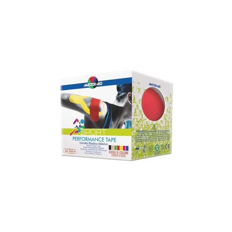 Master-Aid S Perform Taping Neuromuscolare Giallo, 5cmx5mt