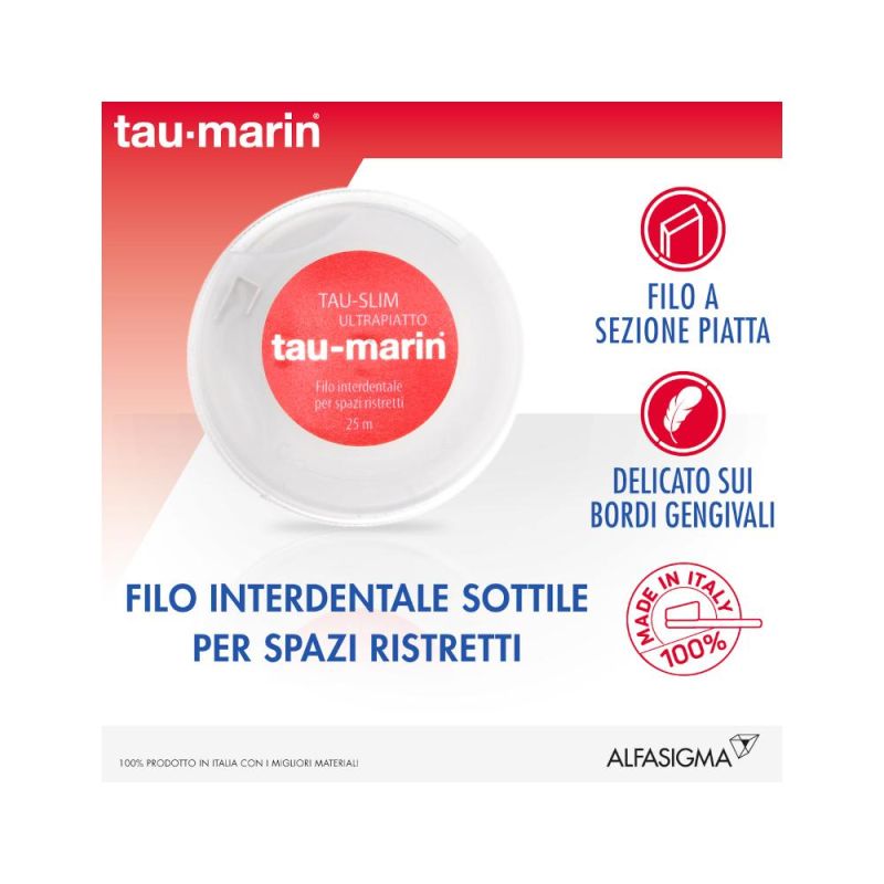 Filo Interdentale Slim Taumarin da 25mt