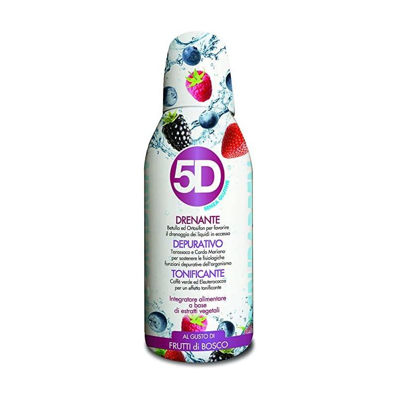 Frutti di Bosco 5D senza Zucchero, Bevanda 500ml