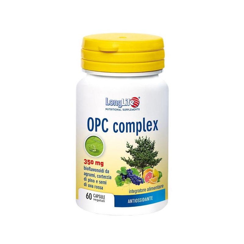 Complex Opc Longlife: 60 Capsule Vegetali di Lunga Durata