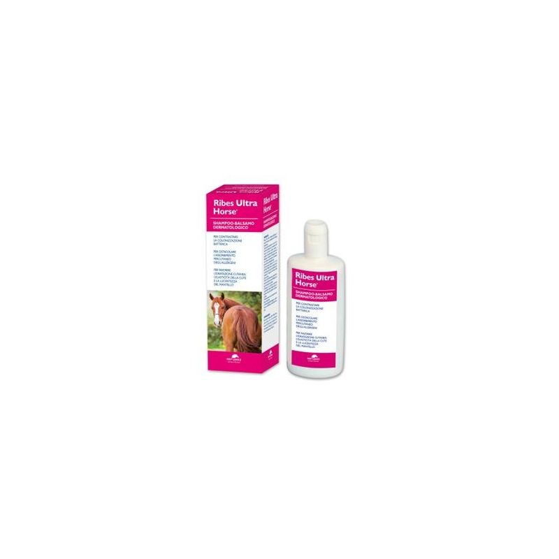 Nbf Lanes Ribes Horse - Shampoo Dermatologico Ultra per Equini, 1 Litro