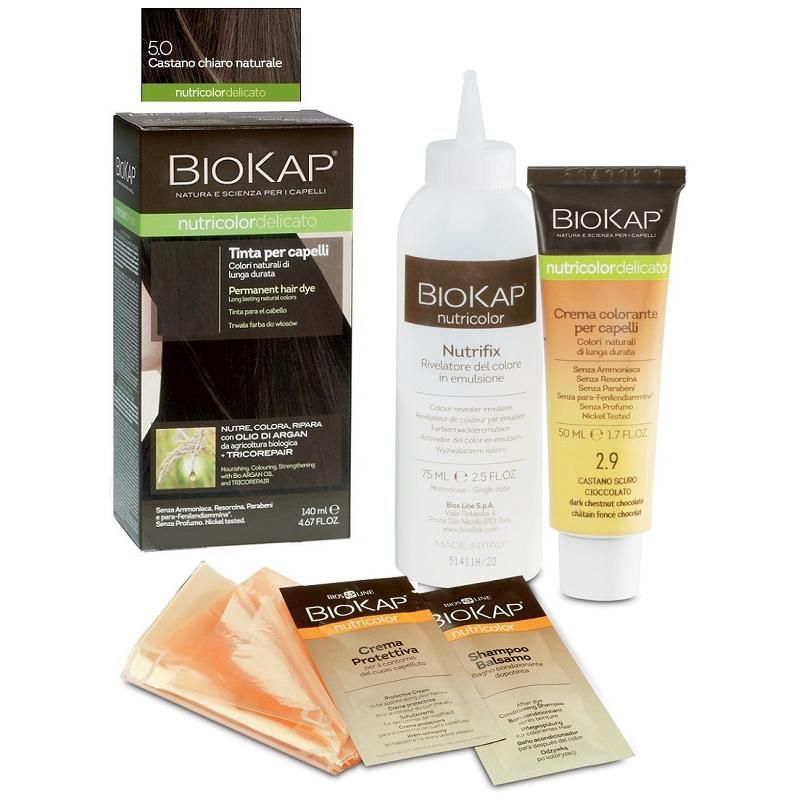 Biokap Nutricolor Delicate 5.0 - Tintura per capelli 140ml