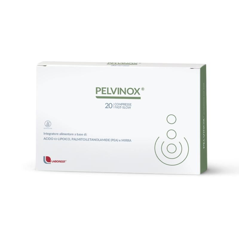 Pelvinox - Compresse per il Benessere Pelvico, Confezione da 20 Pezzi