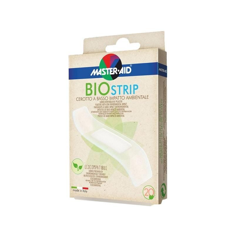 Cerotto Biologico Bio Strip di Grande Formato - Confezione da 10 Pezzi