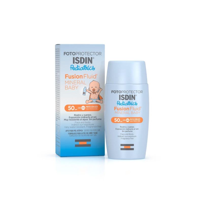 Isdin Pediatric Baby Mineral Fusion Fluid Sunscreen SPF50, 50ml