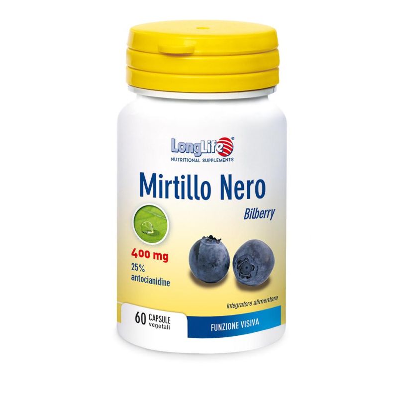 Longlife Mirtillo Nero Concentrato 60 Capsule