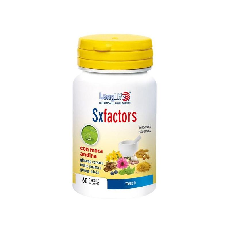 LongLife SX Factors - Supplemento Nutrizionale a Lunga Durata, 60 Capsule