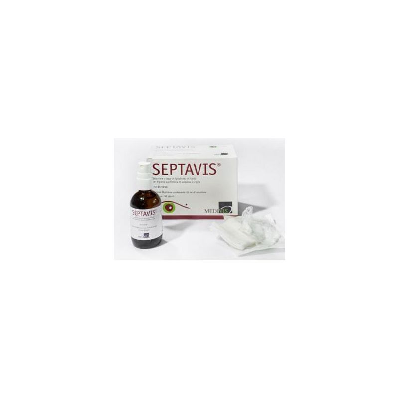 Septavis Disinfettante 50ml con 50 Garze Sterili