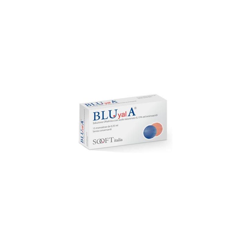 Bluyal Monodose - Gocce Oculari in Flaconcini Singola Dose - 15 Pezzi