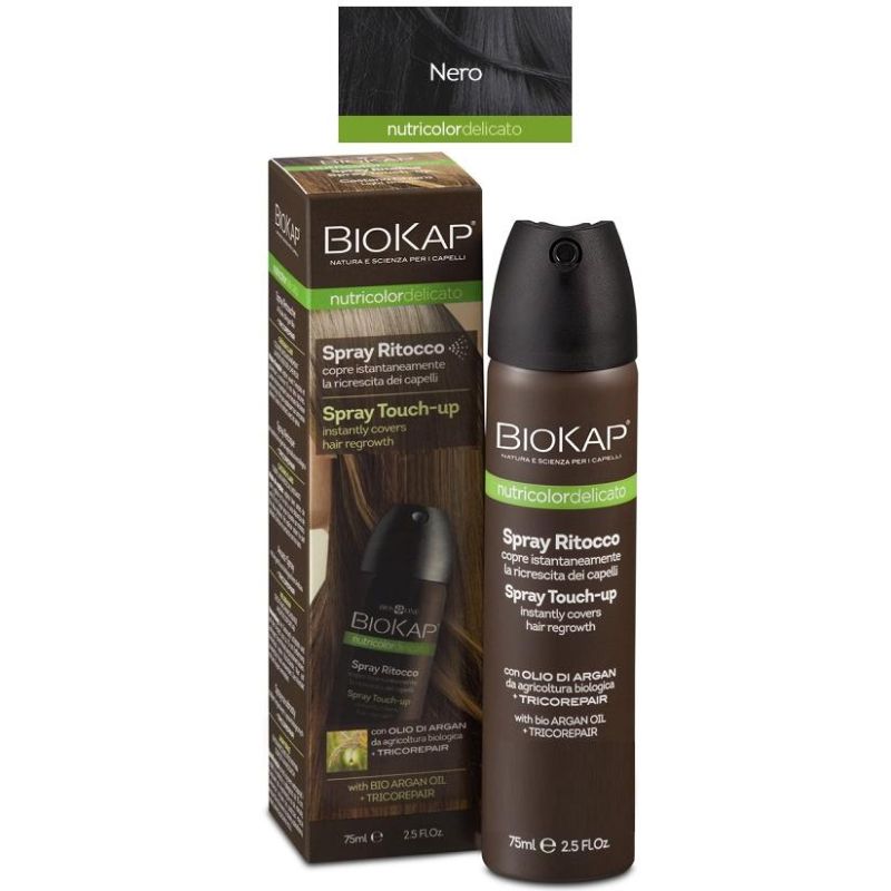 Bios Line Biokap Nutricolor 75ml - Spray Ritocco Colore Nero