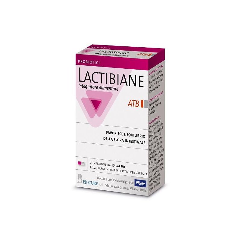 Lactibiane ATB Integratore Probiotico - 10 Capsule