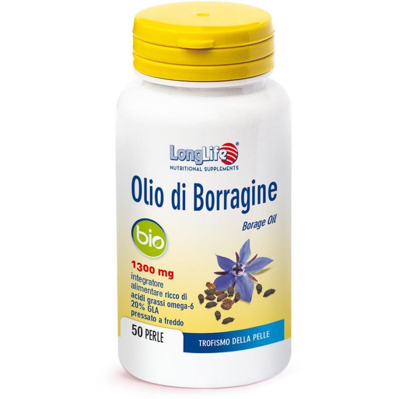 Olio di Borragine Bio Longlife - Confezione da 50 Perle