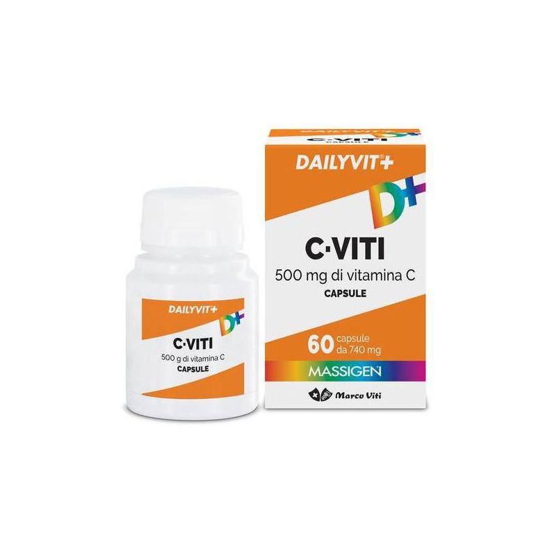 Marco Viti Massigen Dailyvit+: Vitamina C in 60 Capsule