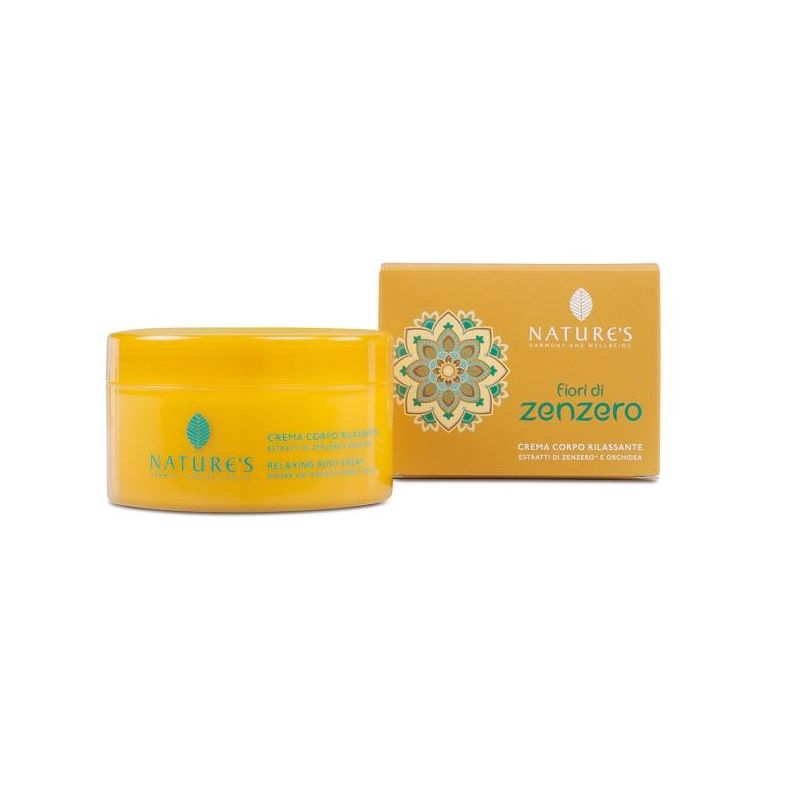 Crema Corpo Rilassante al Fiori di Zenzero Nature's - 100ml