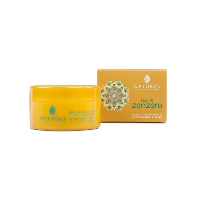Crema Corpo Rilassante al Fiori di Zenzero Nature's - 200ml