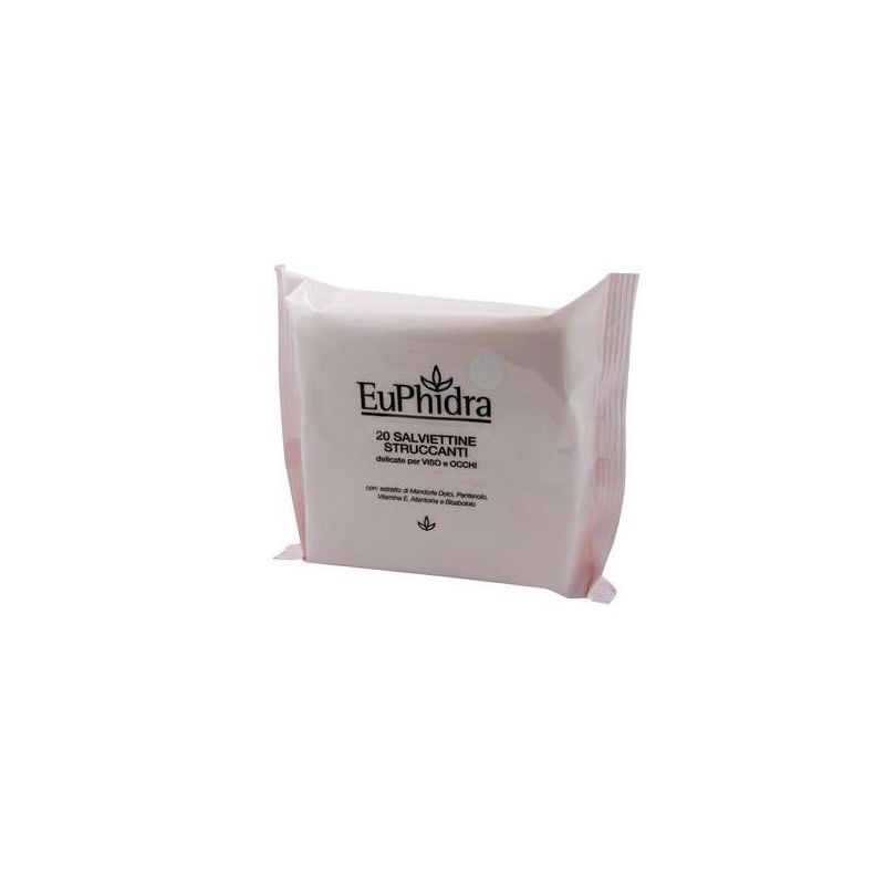 Euphidra Salviette Struccanti - Pacco da 20 Pezzi