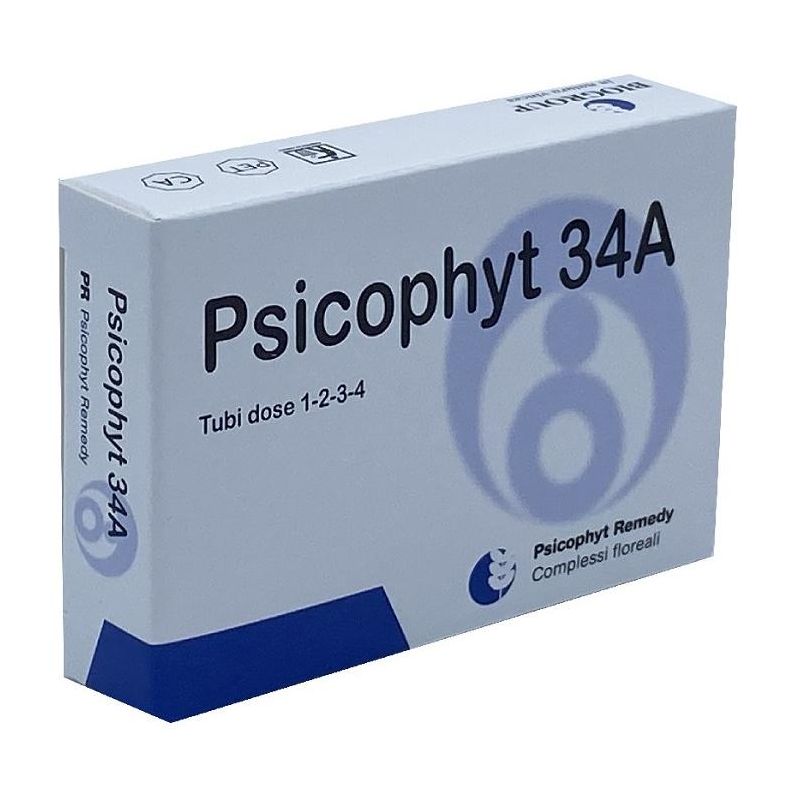 Psicophyt Remedy 34A - Confezione da 4 Tubi da 1,2g