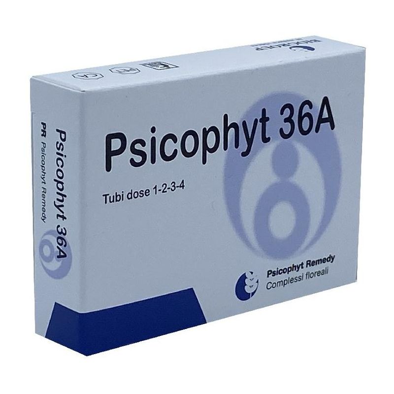 Psicophyt Remedy 36A - Trattamento Omeopatico con 4 Tubi da 1.2g