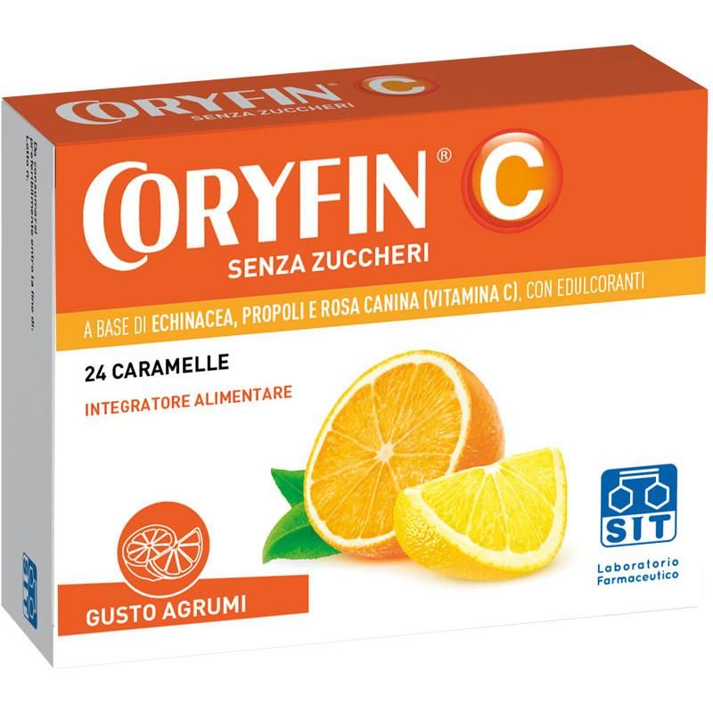 Coryfin C Agrumi Senza Zucchero - Integratore Alimentare 48g