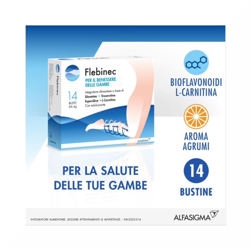 Flebinec Bustine 4.0g - Confezione da 14 Pezzi