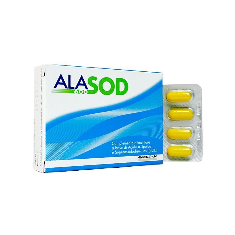 AlaSod - Integratore Antiossidante, 20 Compresse