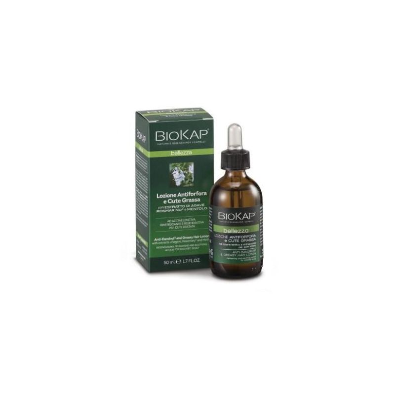 Biokap Lozione Antiforfora per Capelli Grassi, 50ml
