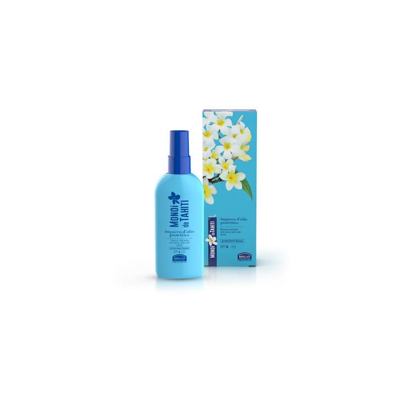 Helan Monoi Spray Impacco Protettivo per Capelli con SPF6, 100ml