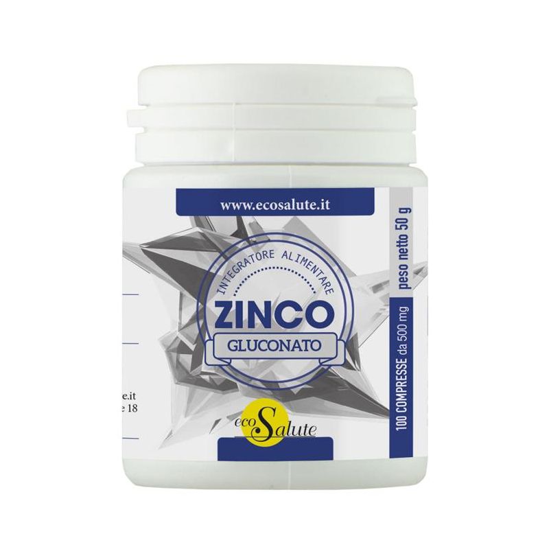 Zinco Gluconato - Integratore Alimentare, 100 Compresse