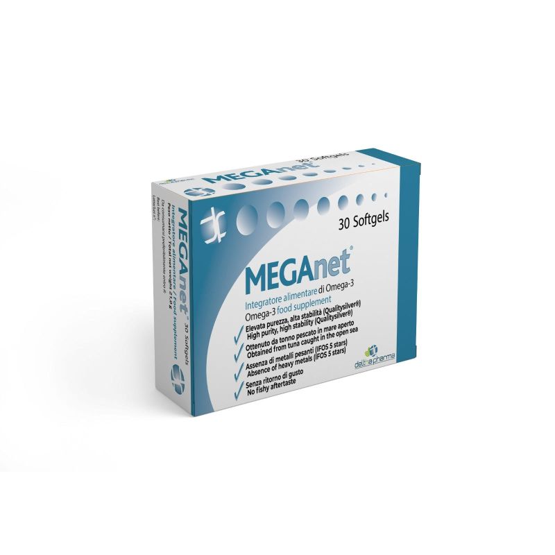 Deltha Pharma Meganet Supplemento Salutare - 30 Capsule