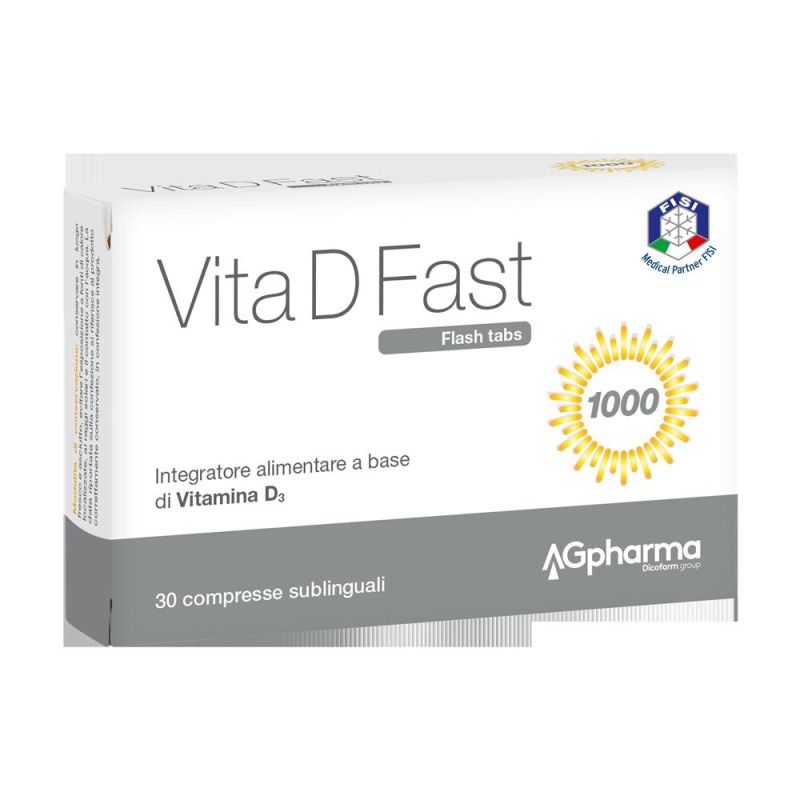 Vita D Fast - Integratore di Vitamina D, 30 Compresse