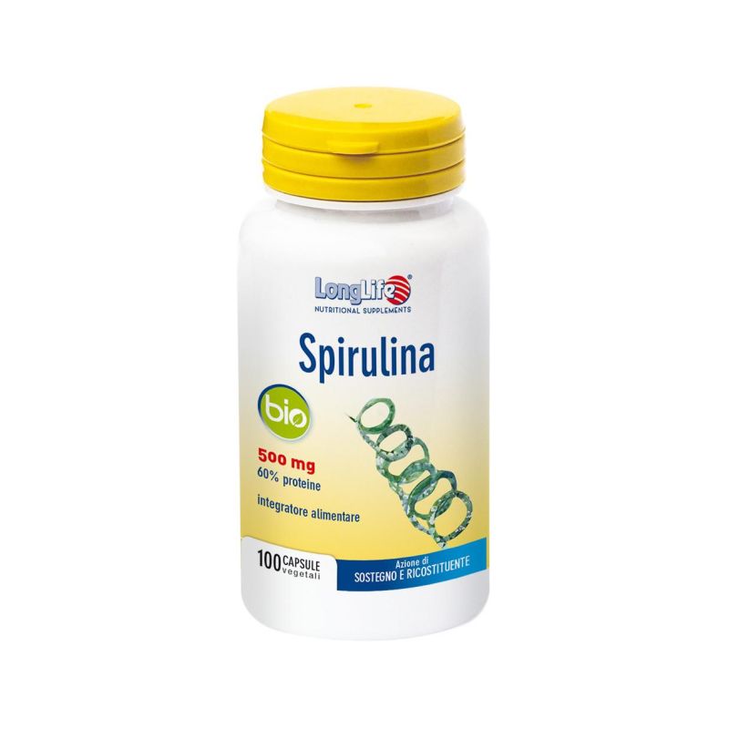 Spirulina Bio Longlife - 100 Capsule Naturali