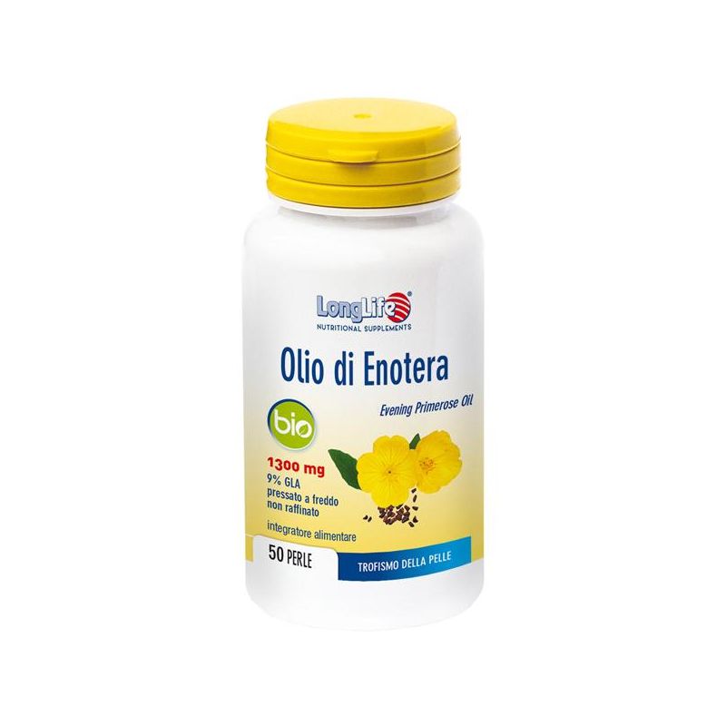 Longlife Bio Olio di Enotera in Perle da 50