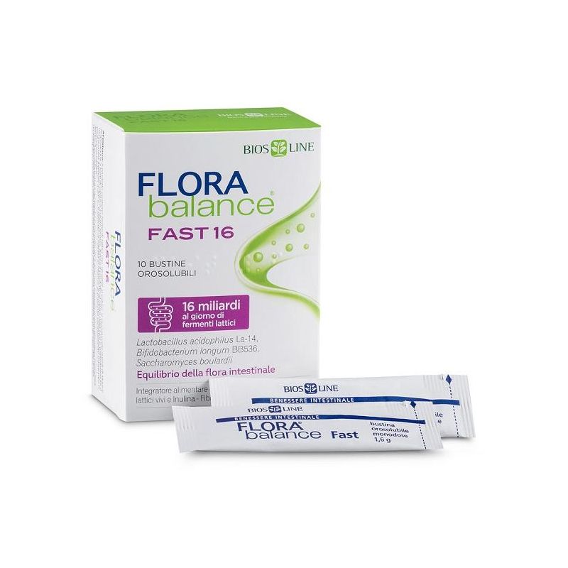 Bios Line Florabalance Fast - 10 Bustine Orosolubili