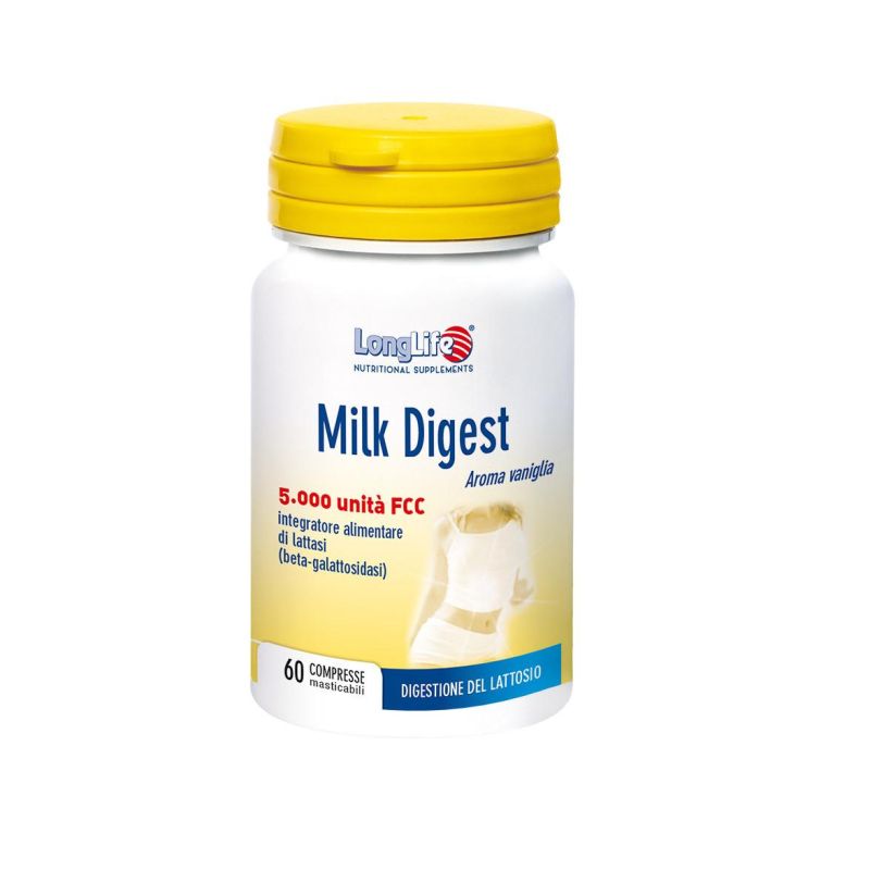 LongLife Digestion Support Milk-Enzyme 60 Capsule