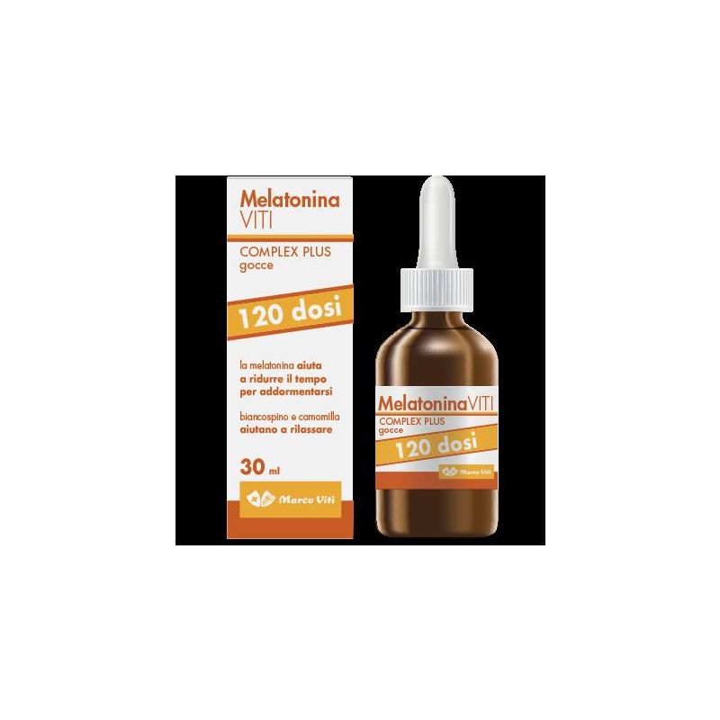 Complex Plus Melatonina in Gocce da 30ml con Viti