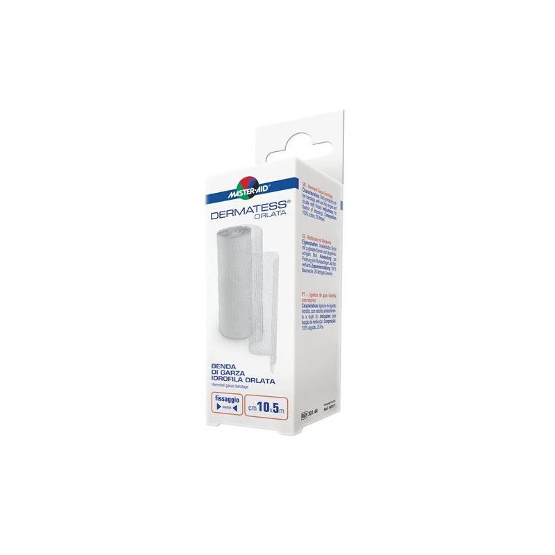 Master Aid Dermatess - Benda di Garza Idrofila 10cm x 5m