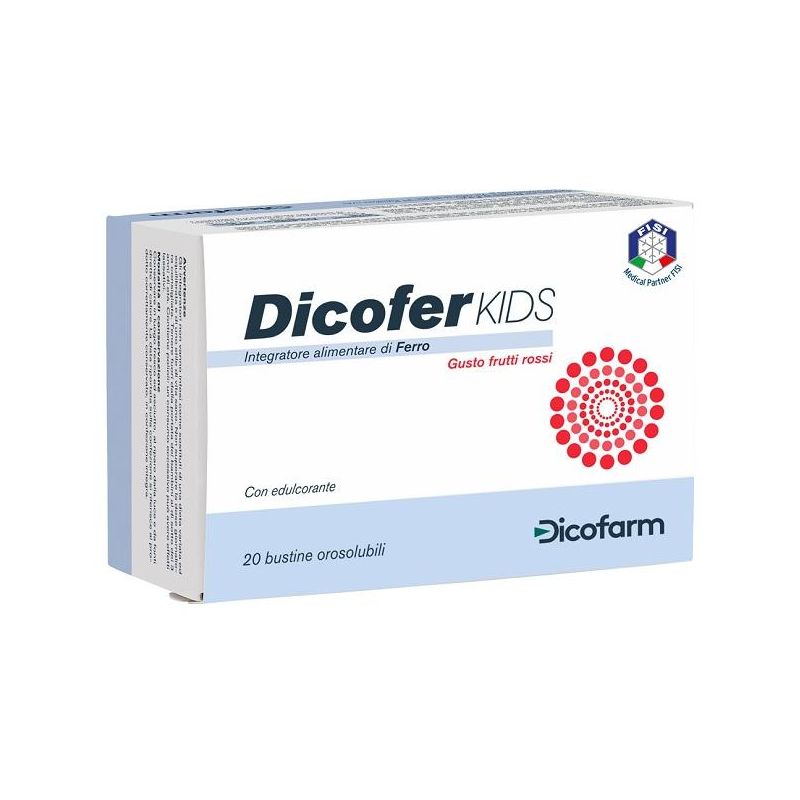 Dicofer Kids - 20 Bustine Orosolubili per Bambini