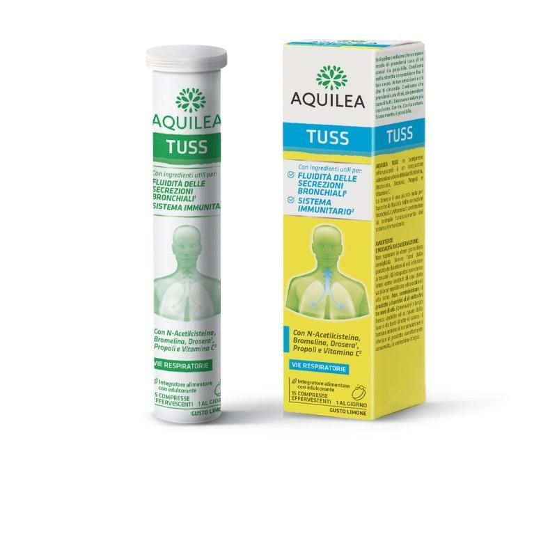 Aquilea Tuss Effervescenti - 15 Compresse per Tosse