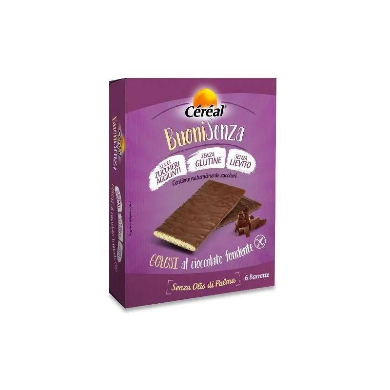 Cereali Squisiti al Cioccolato Fondente - Confezione da 6x17g