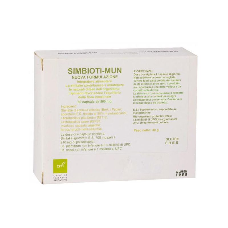 Oti Simbioti Mun - Probiotici e Prebiotici, 60 Capsule