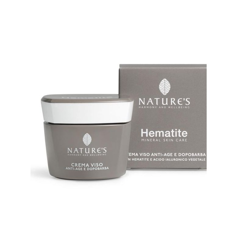 Crema Viso Antietà e Dopobarba Hematite 50ml di Nature's