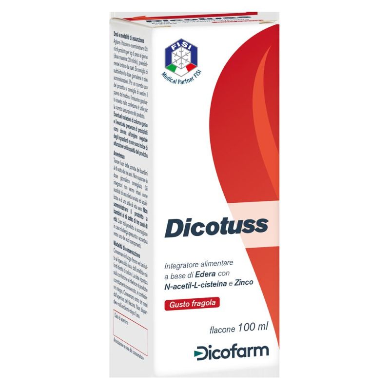 Dicotuss Sciroppo per Tosse e Raffreddore, 100ml