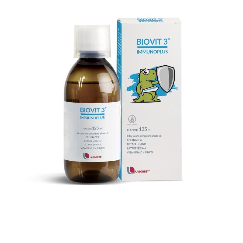 Biovit 3 Immunoplus - Potenziatore del Sistema Immunitario - 125ml