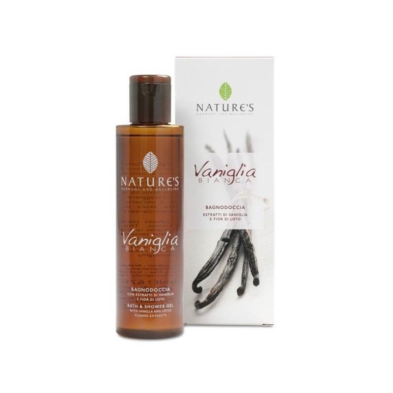 Bagnodoccia di Vaniglia Bianca Naturale da Nature's - 200ml