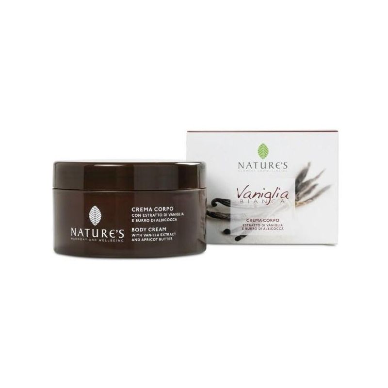 Crema Corpo alla Vaniglia Bianca Naturale da 200ml di Nature's