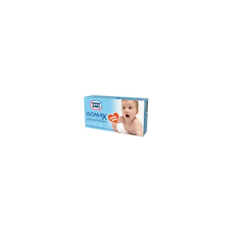 Isomax Mister Baby - Soluzione Fisiologica, 20 Flaconcini da 5ml