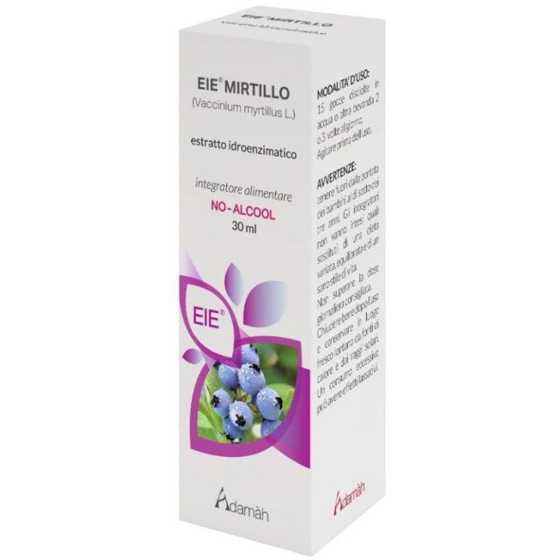 Adamah Elixir di Mirtillo Nero Concentrato, 30ml