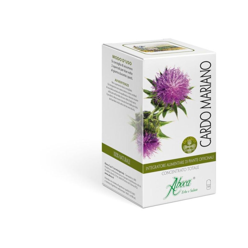 Aboca Cardo Mariano - Concentrato Totale di 50 Capsule