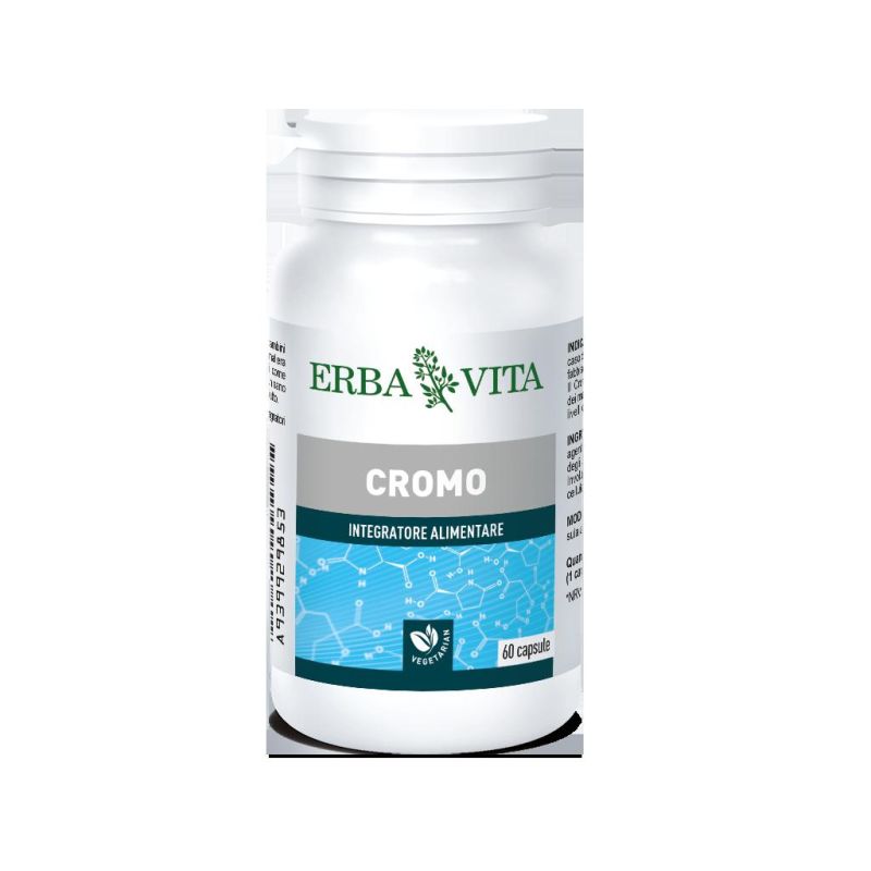 Erba Vita - Cromo Supplemento Nutrizionale - 60 Capsule