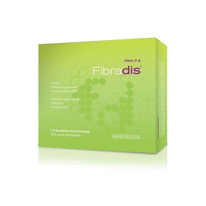 Fibradis - Confezione da 14 Bustine di Fibra Alimentare